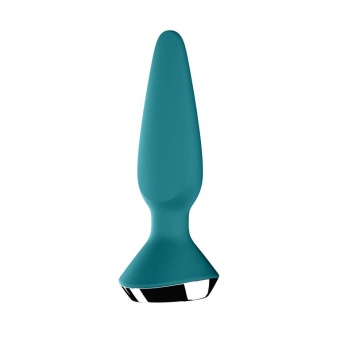 Анальная вибропробка Satisfyer Plug Ilicious 1 с приложением бирюзовая