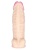 Телесный фаллоимитатор-гигант - 39 см.
