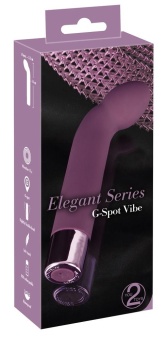 Фиолетовый G-стимулятор с вибрацией G-Spot Vibe - 16 см.