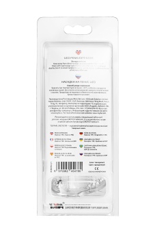 Прозрачная насадка на пенис Uco - 13 см.