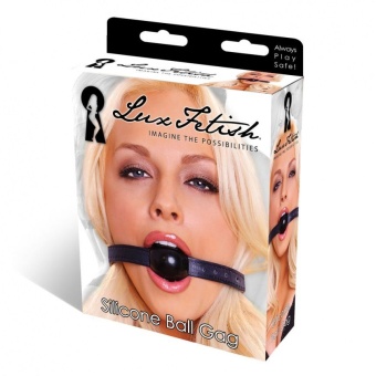Кляп с силиконовым шариком Silicone Ball Gag