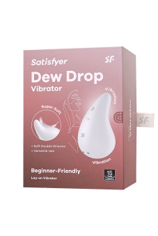 Вибратор для внешней стимуляции Satisfyer Dew Drop белый