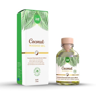 Разогревающий гель Intt Coconut со вкусом кокоса  - 30 мл