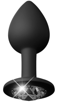 Набор Hookup Crotchless Secret Gem анальная пробка с кристаллом и трусики XL-XXL