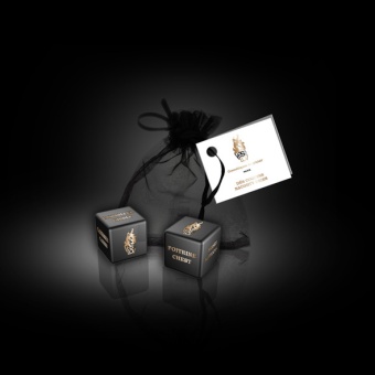 Черные игровые кубики для пар YESforLOV