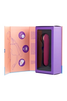 Вакуумный стимулятор с вибрацией и приложением Satisfyer Dual Love красный