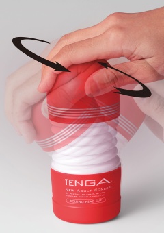 Мастурбатор Tenga Rolling Head Cup красный