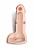 Телесный фаллоудлинитель с мошонкой Cock Next - 19 см.