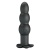 Черный анальный вибростимулятор Jadier - 11 см.