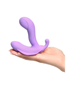 Вибратор для зоны G пультом ДУ и эффектом нагрева G-Spot Stimulate-Her фиолетовый