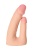 Насадка-фаллоимитатор для двойного проникновения ToyFa SoftSkin - 19 см