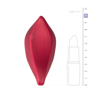 Минивибратор птичка Tenga Iroha+ Tori бордовый