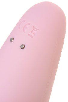 Вакуумный стимулятор Satisfyer Curvy 2+ с приложением  розовый