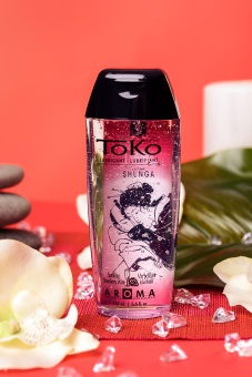 Оральный лубрикант Shunga Toko Aroma Клубника и шампанское - 165 мл