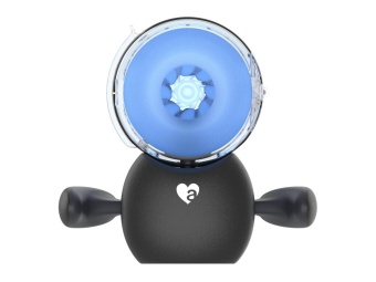 Робот-мастурбатор с массажными бусинами Amovibe Black Knight Massaging Beads