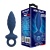 Синяя анальная пробка с кольцом Butt Plug with Loop S - 11,5 см. Синяя анальная пробка с кольцом Butt Plug with Loop S - 11,5 см.