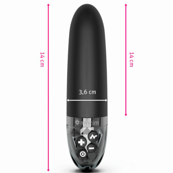 Вибратор с электростимуляцией Mystim Sleak Freak Black Edition чёрный