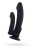 Чёрный вибратор для двойного проникновения - 19,5 см. Чёрный вибратор для двойного проникновения - 19,5 см.
