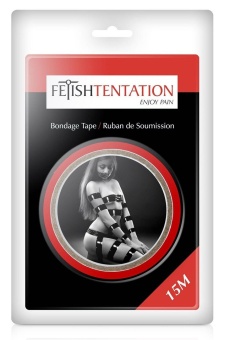 Скотч для бондажа Fetish Tentation 15 м красный