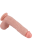 Реалистичный фаллоимитатор с мошонкой на присоске Real Basic Toy - 21 см