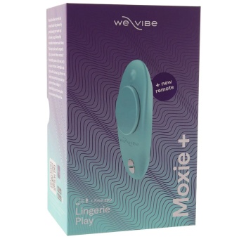 Вибратор в трусики We-Vibe Moxie+ аквамарин