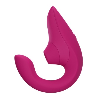 Вибратор для зоны G c бесконтактной стимуляцией клитора Womanizer Blend малиновый