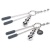 Зажимы для сосков на цепочке Fifty Shades Darker At My Mercy Chained Nipple Clamps