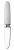 Двусторонний вибратор Orion Straight LED - 17,7 см