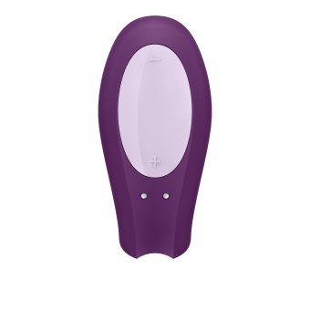 Вибратор для пар с управлением от приложения Satisfyer Double Joy фиолетовый
