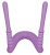 Фиолетовый гибкий фаллоимитатор Intimate Spreader для G-стимуляции