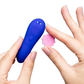 Синий вибратор в трусики с пультом ДУ Party