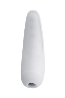 Вакуумный стимулятор Satisfyer Curvy 2+ с приложением белый