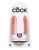 Двухсторонний фаллоимитатор King Cock U-Shaped Double большой телесный