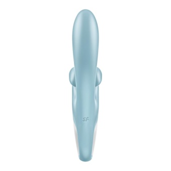 Вибратор с двойным клиторальным стимулятором Satisfyer Touch Me голубой