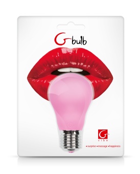 Силиконовая лампочка с вибрацией Gvibe Gbulb розовая