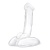 Стеклянный фаллоимитатор на подставке Rideable Standing Glass Cock With Stability Base Стеклянный фаллоимитатор на подставке Rideable Standing Glass Cock With Stability Base