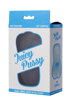 Прозрачный реалистичный мастурбатор ToyFa Juicy Pussy Hot Crystal