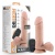 Телесный вибратор-реалистик Dr. Dylan 7.5 Inch Vibrating Dildo with Remote Control - 19,6 см.