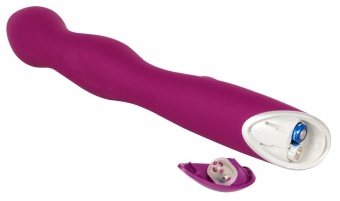 Фиолетовый вибратор G-Spot Rabbit Vibrator для стимуляции зон G и A - 23,6 см.