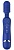 Синий универсальный массажер Silicone Massage Wand - 20 см.