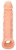Телесная насадка с кольцом Penis Extender with Rings - 21 см.