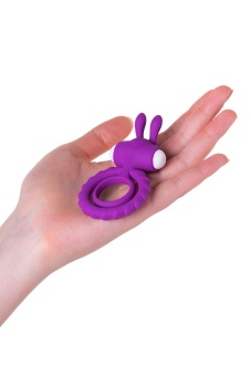 Эрекционное виброкольцо JOS Good Bunny фиолетовое