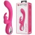 Розовый вибратор-кролик Novak - 19,8 см.