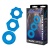 Комплект из трех голубых колец для эрекции 3-Pack Nuts Bolts Stretch Cock Ring Set Комплект из трех голубых колец для эрекции 3-Pack Nuts Bolts Stretch Cock Ring Set