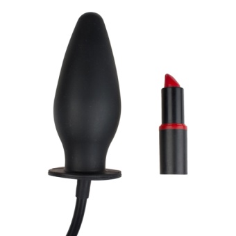 Анальная пробка расширитель Pipedream Anal Fantasy Collection Inflatable Silicone Plug черная - 10,8 см