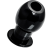 Черная анальная втулка Basic S - 6 см.