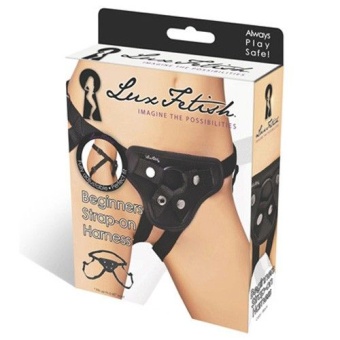Tрусики для страпона Heart Strap-On Harness черные