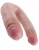 Двухсторонний фаллоимитатор King Cock U-Shaped Double большой телесный