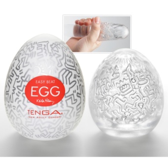 Мастурбатор яйцо Tenga Keith Haring Egg Party