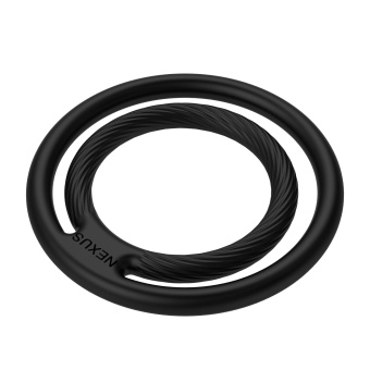 Черное двойное эрекционное кольцо Nexus Enduro Double